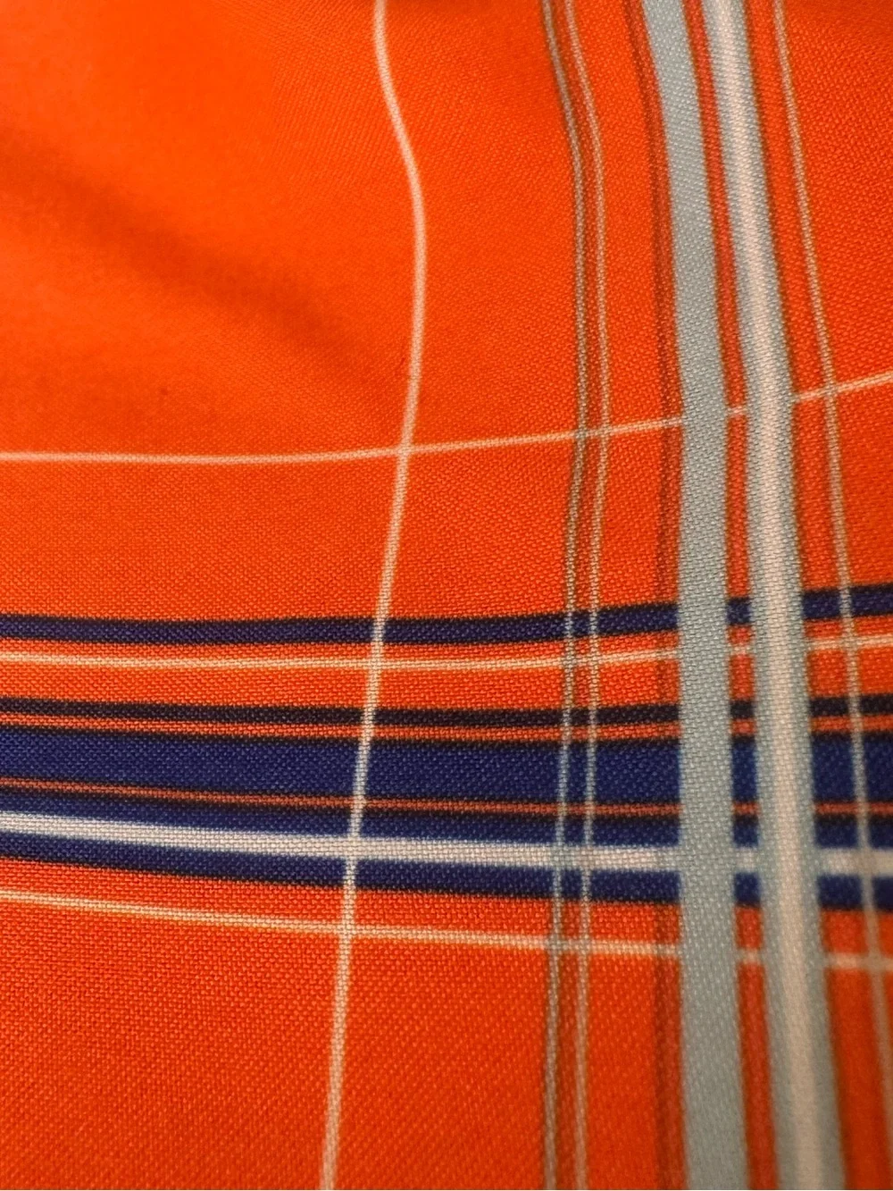 Hurley Men's Size 36 Orange Striped Hybrid Knee Length Boardshorts EUC